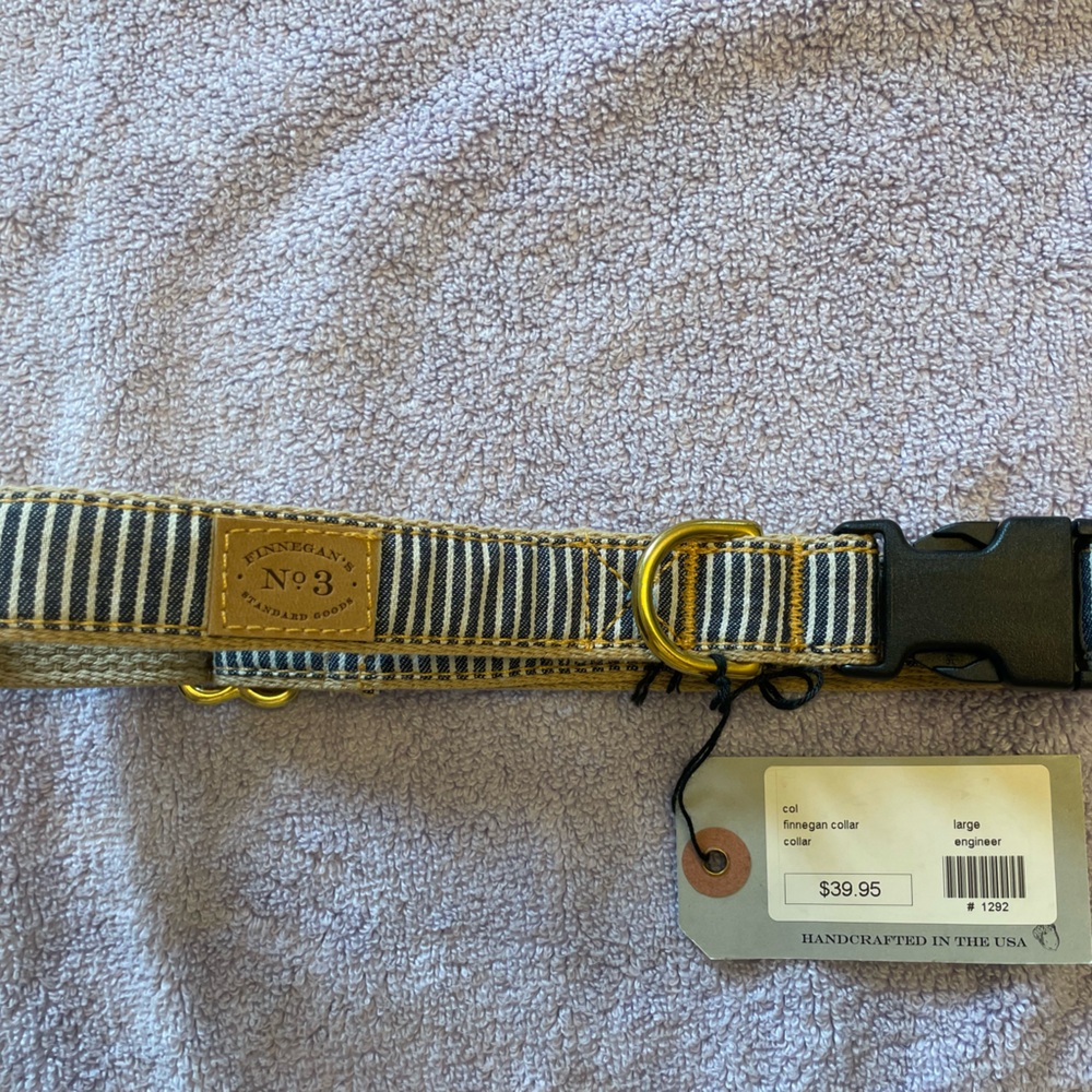 Finnegan's Standard Goods No. 3 NWT Sz L Engineer Collar - 63 to 100 lbs